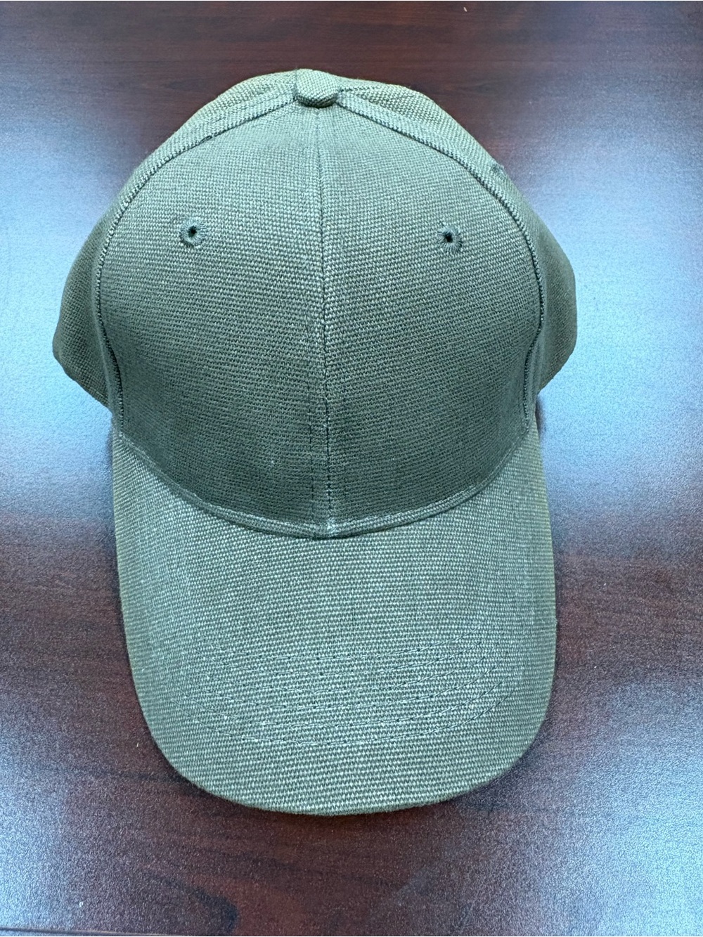 Pacific headwear Men's Olive Green Canvas Baseball Cap